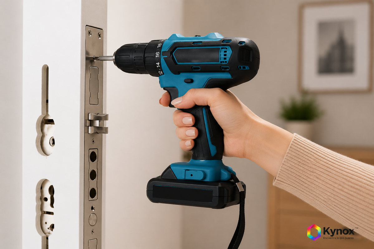 Taladro Inalámbrico 2 baterías +kit accesorios
