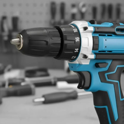Taladro Inalámbrico 2 baterías +kit accesorios