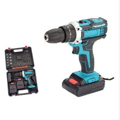 Taladro Inalámbrico 2 baterías +kit accesorios